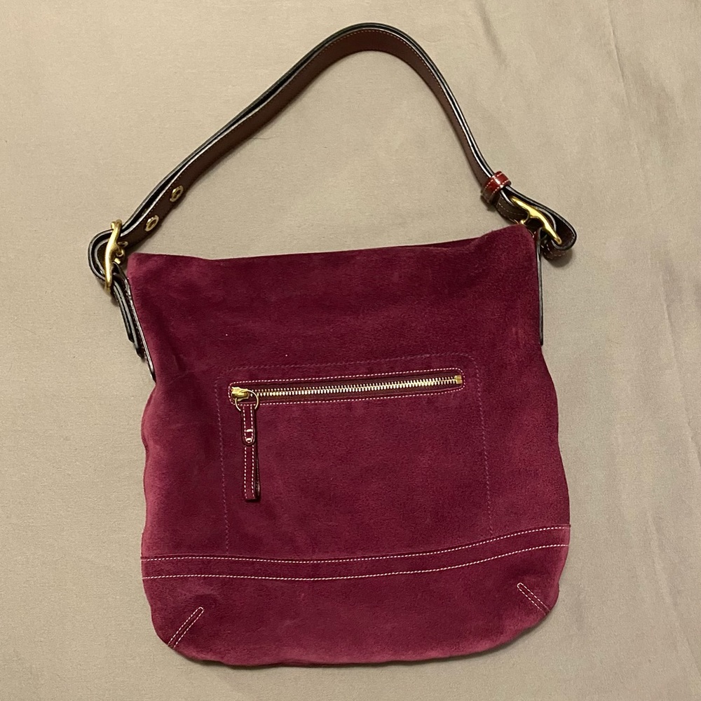 Vintage Coach Suede Soho bag